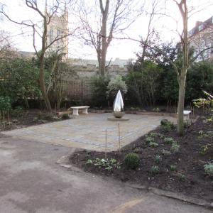 Peace garden in the Abbey Gardens